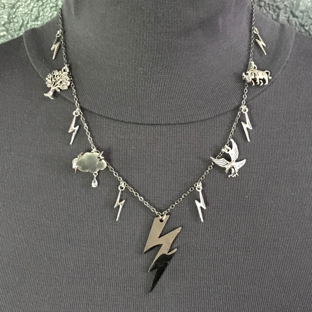 “Zeus: King of the Gods" Jupiter Greek Roman Mythology Handmade Necklace